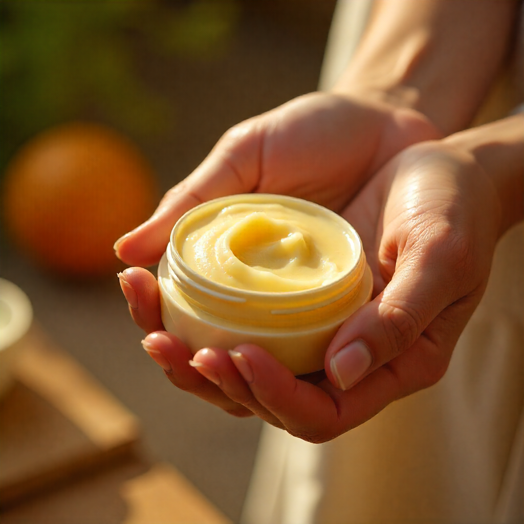 Nourishing Hand Cream Organic hand cream with shea butter and sea buckthorn